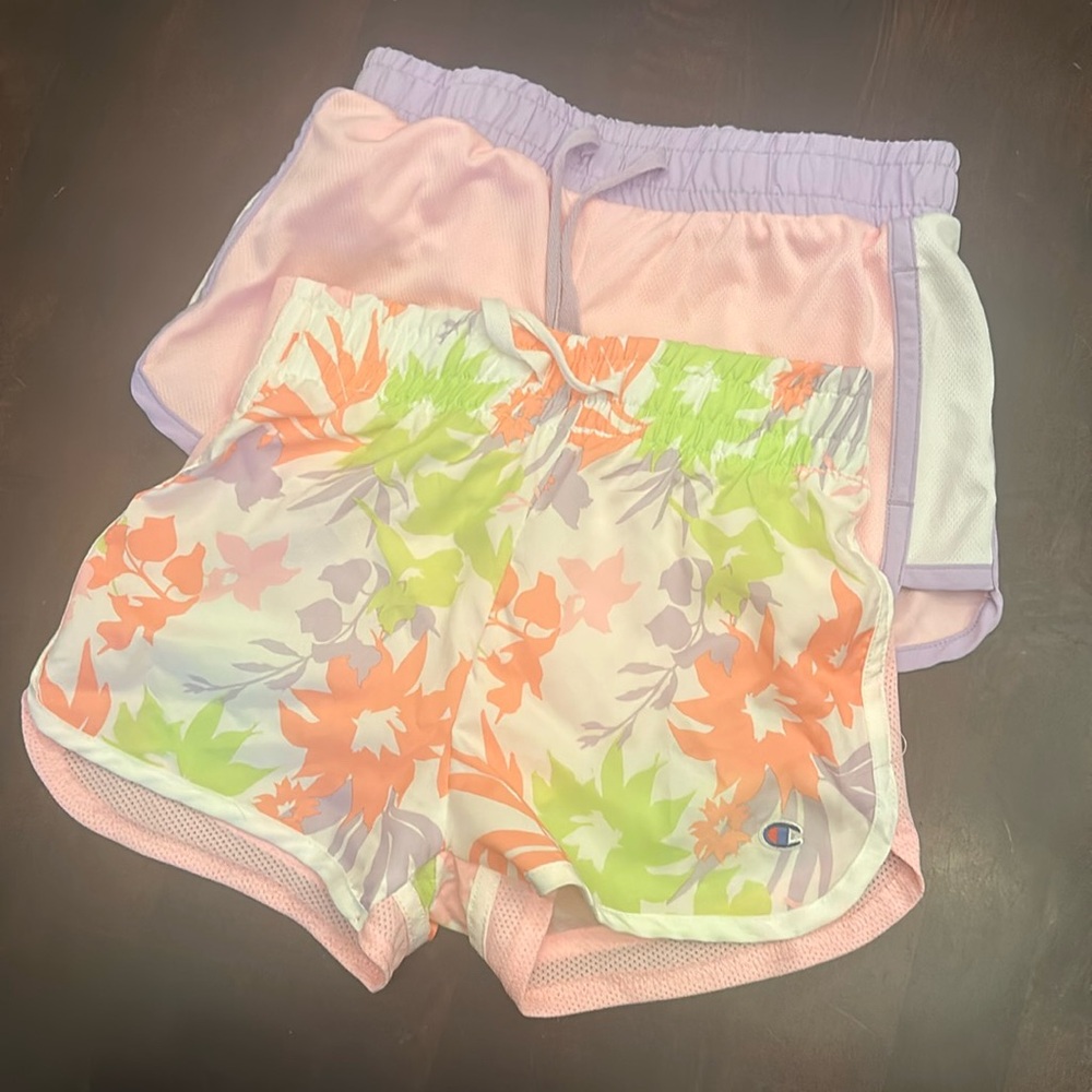Lot of 2 champion athletic shorts. Girls XS